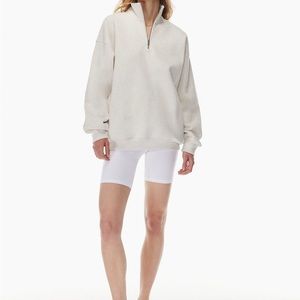 ARITZIA MEGA 1/4 ZIP SWEATSHIRT